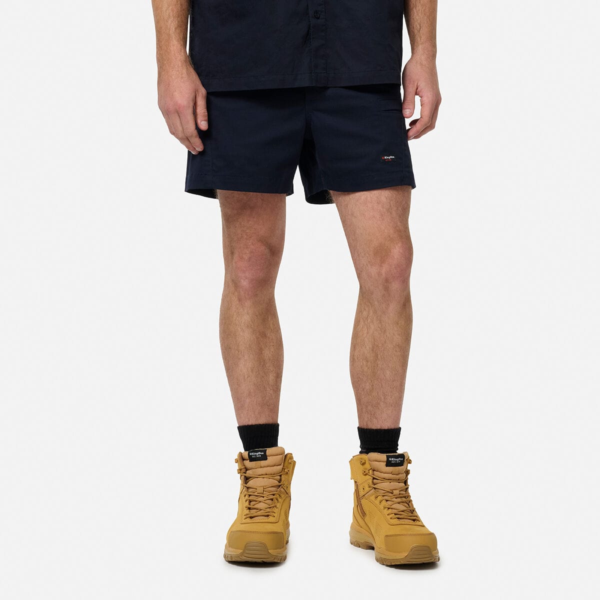 KingGee Tradeform Short Short K17029 Oiled Navy front