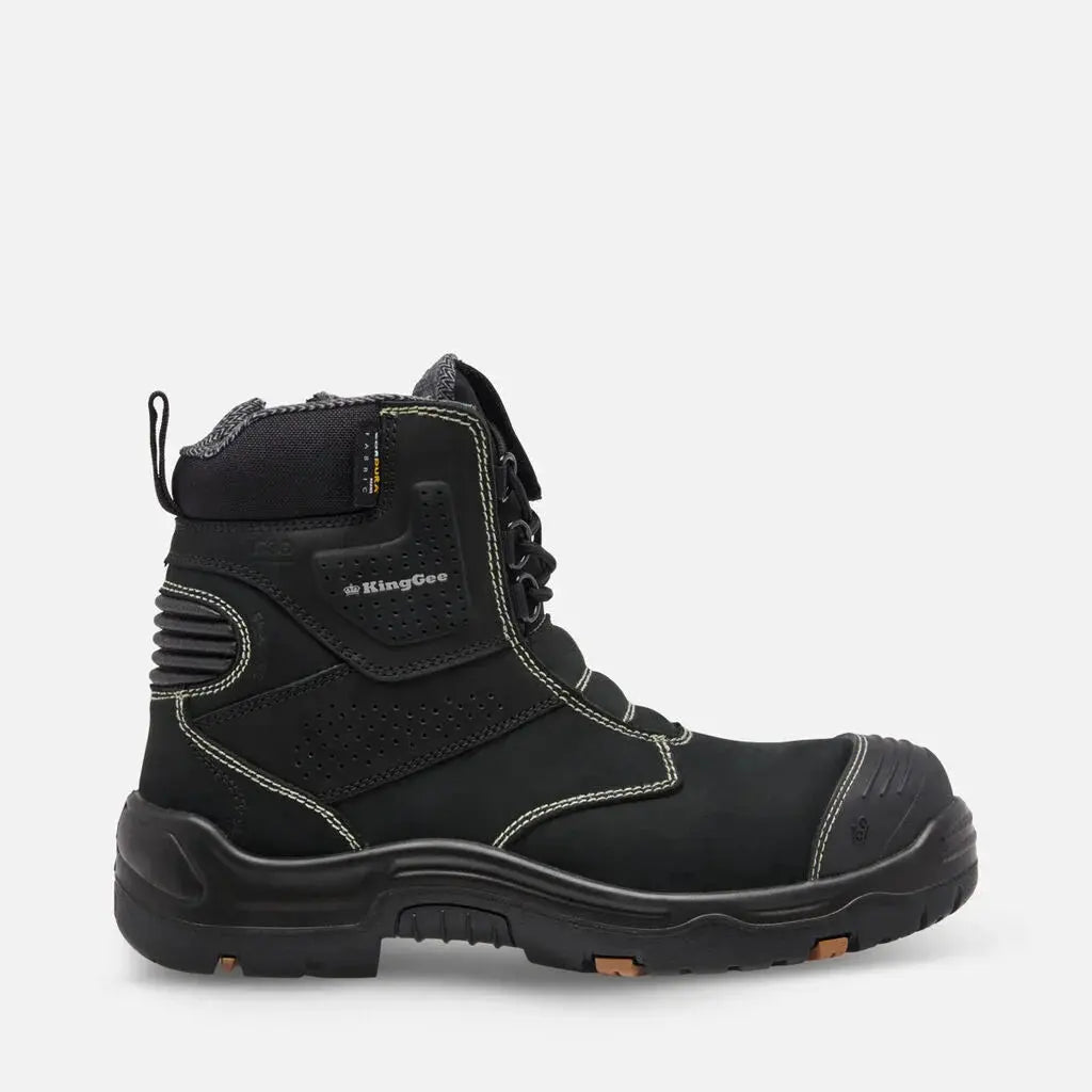 King Gee Bennu Pro 6 Safety Boot Black K28008  Metro Workwear
