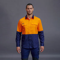 KingGee Workcool Pro Spliced Long Sleeve Work Shirt K54027