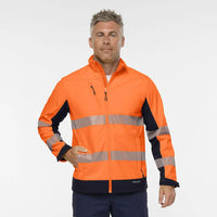 KingGee Originals Hi Vis Softshell Segmented Tape Jacket K55009