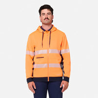 KingGee Originals Hi Vis Spliced Full Zip Hoodie K55018