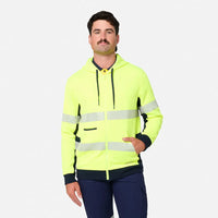 KingGee Originals Hi Vis Spliced Full Zip Hoodie K55018