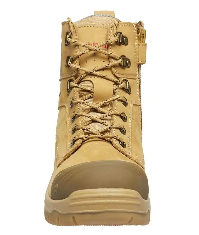 KingGee Phoenix 6CZ EH Side Zip Wheat Work Boot K27980 Metro Workwear.