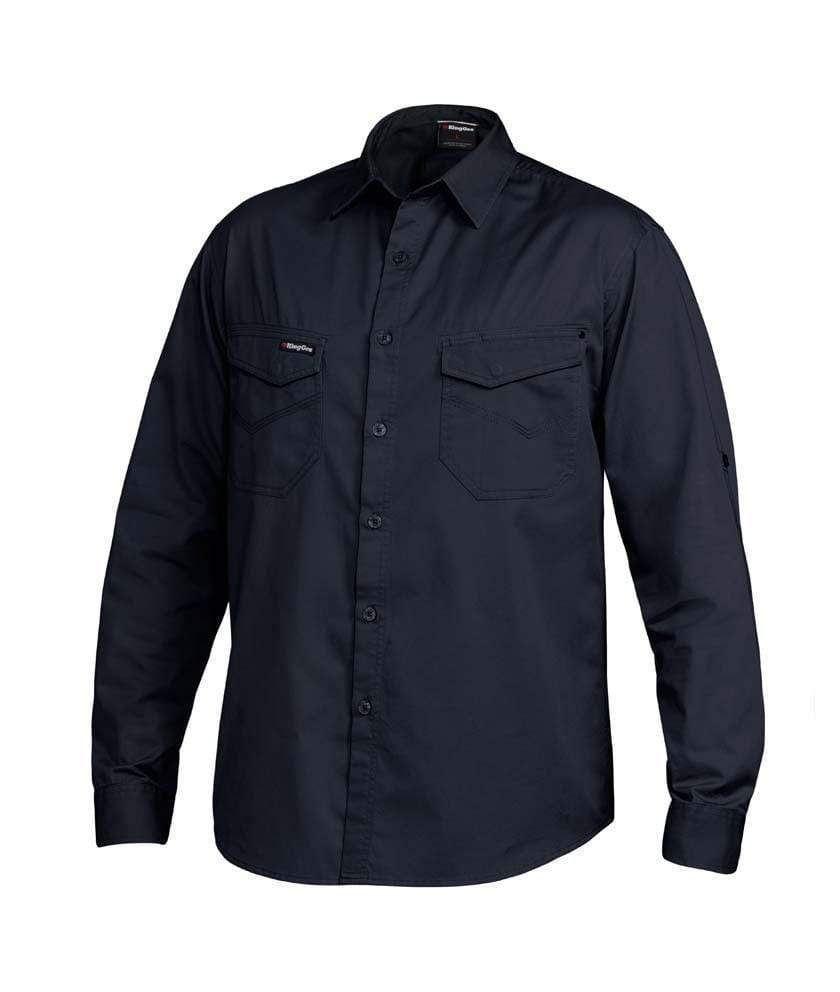 KingGee Work Wear KingGee Tradies Shirt L/S K14350