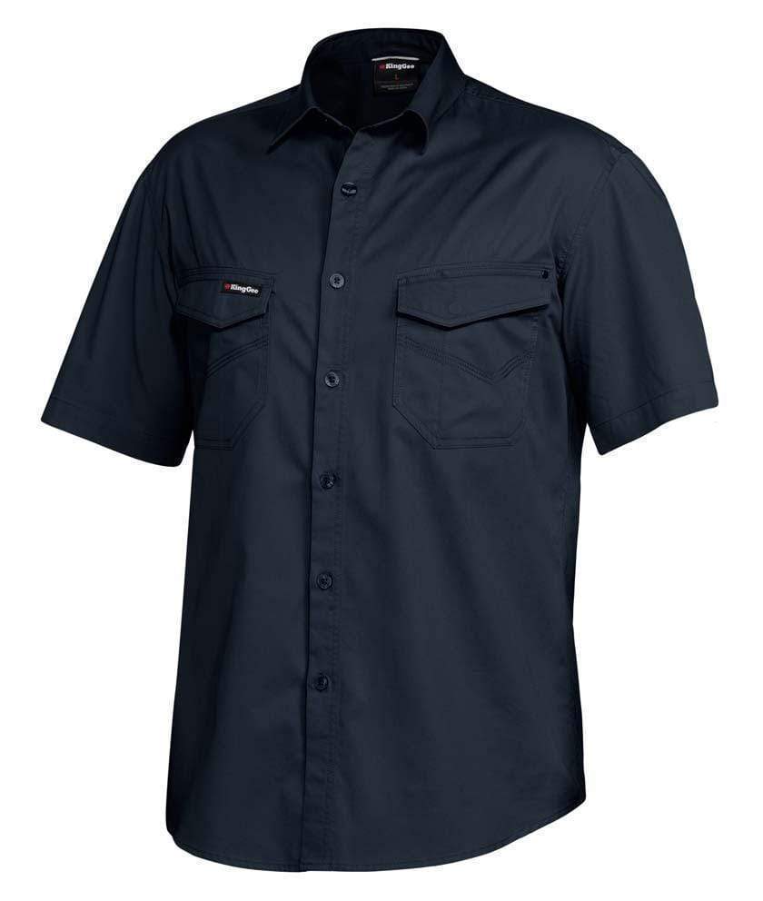 KingGee Work Wear KingGee Tradies Shirt S/S K14355