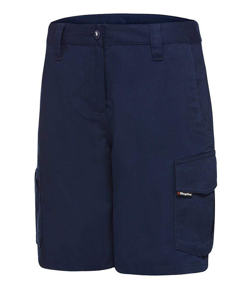 KingGee Work Wear Navy / 6 KingGee Womens Workcool 2 Shorts K47000