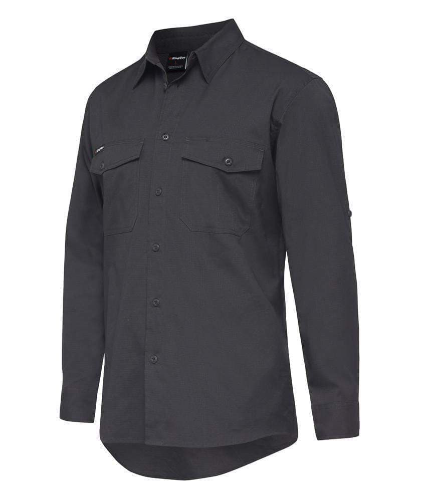 KingGee Work Wear Charcoal / 2XS KingGee Workcool 2 Shirt L/S K14820