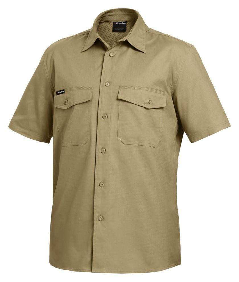 KingGee Work Wear Khaki / 2XS KingGee Workcool 2 Shirt S/S K14825