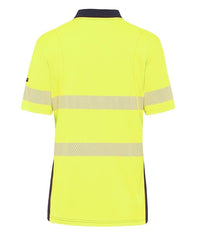 KingGee Work Wear KingGee Workcool Hyperfreeze Spliced Taped Polo S/S K54215