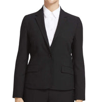 NNT Corporate Wear Black / 6 NNT 1 Button Mid Length Jacket CAT1E4