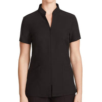 NNT Corporate Wear Black / 6 NNT Zip Front Tunic CATU68