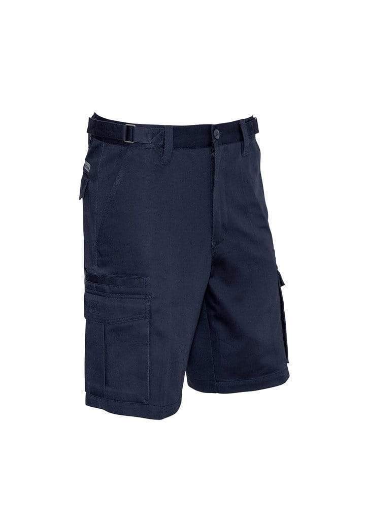 SYZMIK Men’s Basic Cargo Shorts ZS502 Work Wear Syzmik Navy 72 