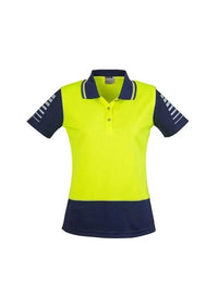 SYZMIK Women’s Hi Vis Zone Polo ZHL236 Metro Workwear.