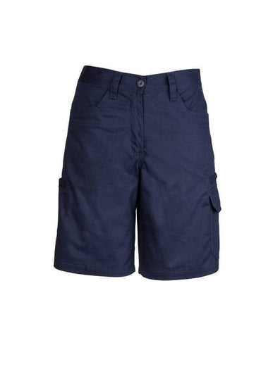 SYZMIK Women’s Plain Utility Shorts ZWL011 Work Wear Syzmik Navy 8 