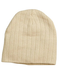 Cable Knit Beanie With Fleece Head BandCH64 Metro Workwear.