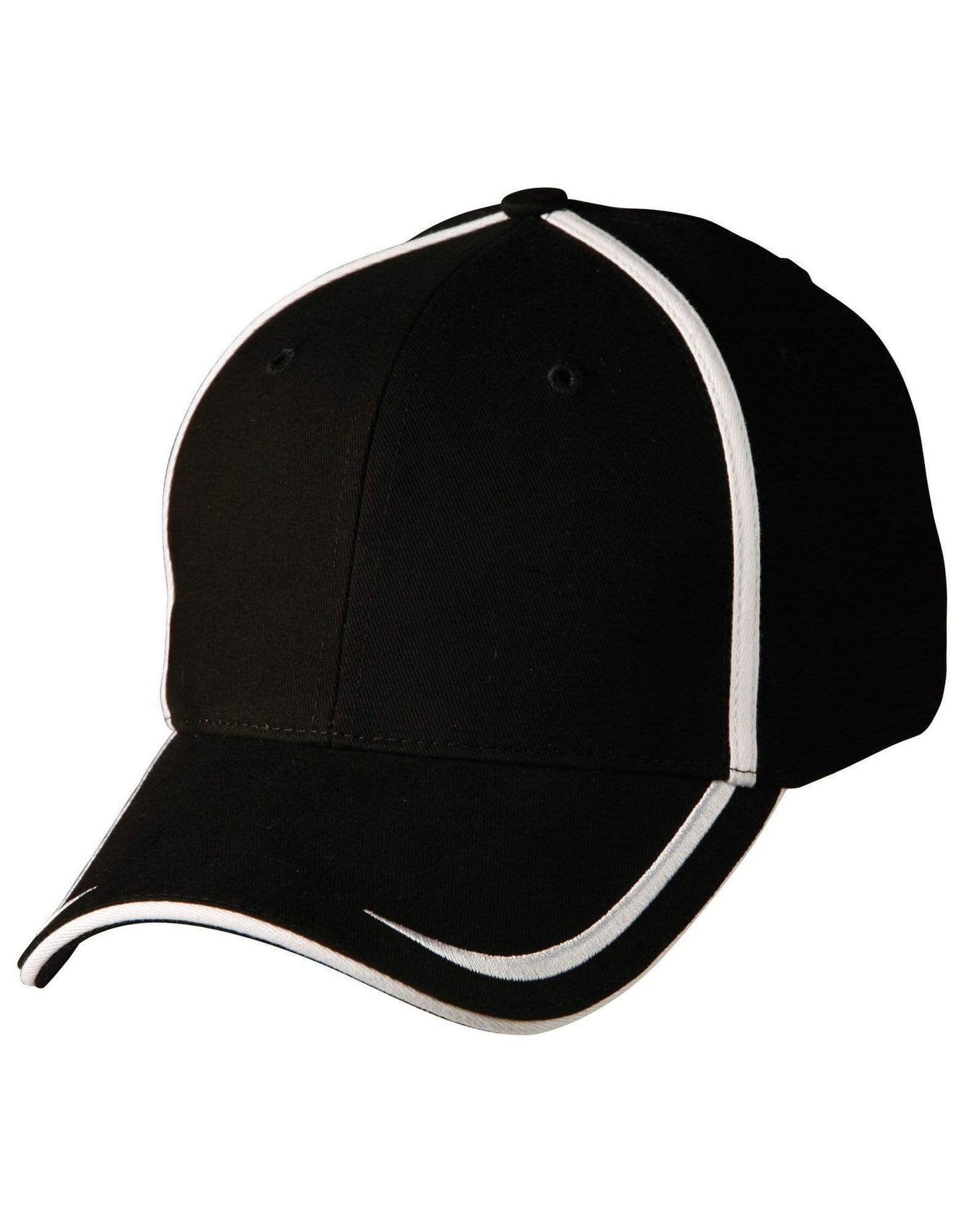 Contrast Trim Cap Ch75 Active Wear Winning Spirit Black/White One size 