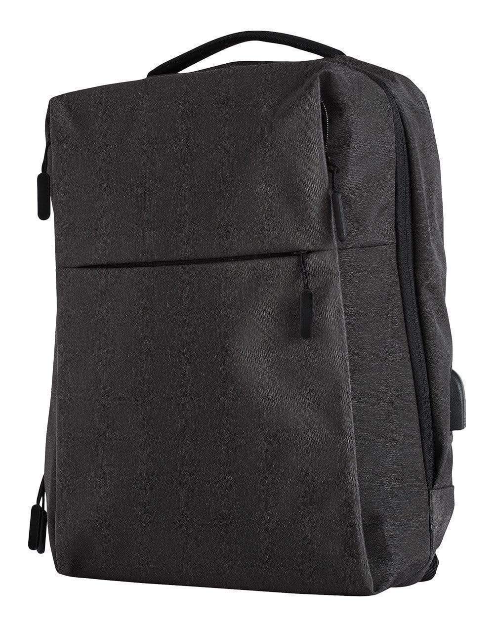 Winning Spirit Executive Heather Backpack B5006 Active Wear Winning Spirit Marl Charcoal 29cmx41.5cmx16cm  