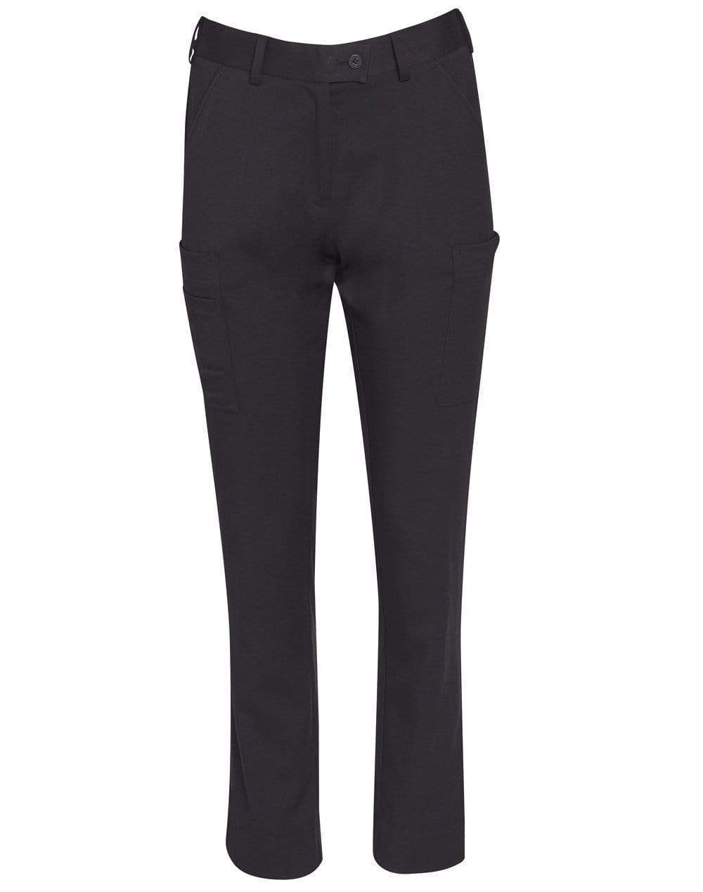 Winning Spirit Ladies Utility Cargo Pants M9480 Active Wear Winning Spirit Navy 6 