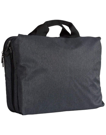 Winning Spirit Leyton Utility Heather Laptop Bag B5005 Active Wear Winning Spirit Marl Charcoal 30cmx41.5cmx12cm 