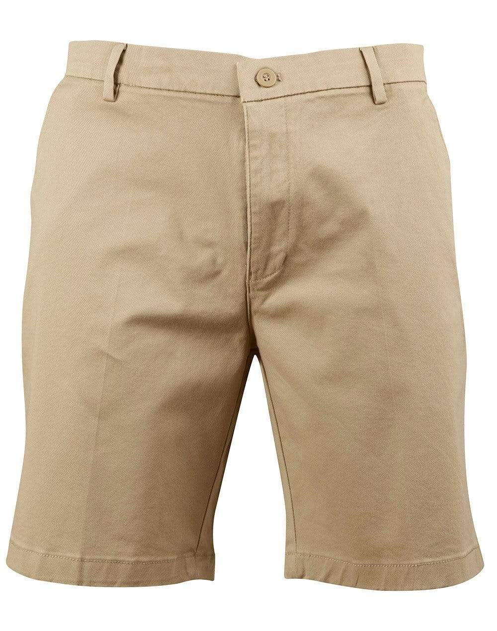 Winning Spirit Mens Slimfit Boston Chino Shorts M9381 Metro Workwear.