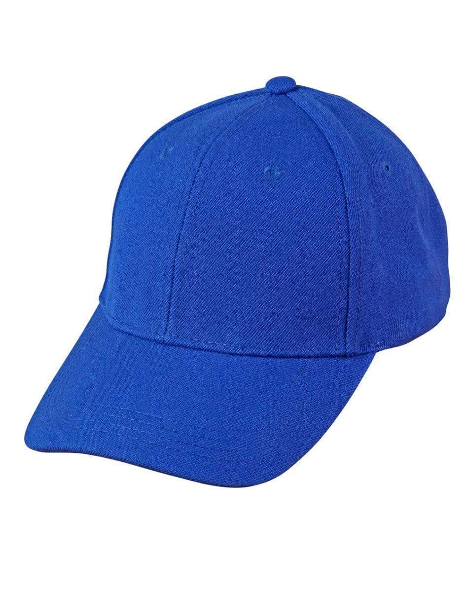 Wool Blend Cap H1007 Active Wear Winning Spirit Royal One size 