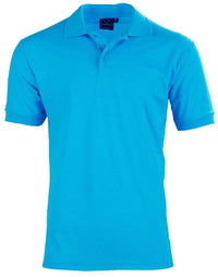 Connection Polo Men's Ps63 Casual Wear Winning Spirit Aqua Blue S 