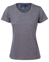 High Performance Heather Tee Ladies Ts28 Casual Wear Winning Spirit Navy 8 