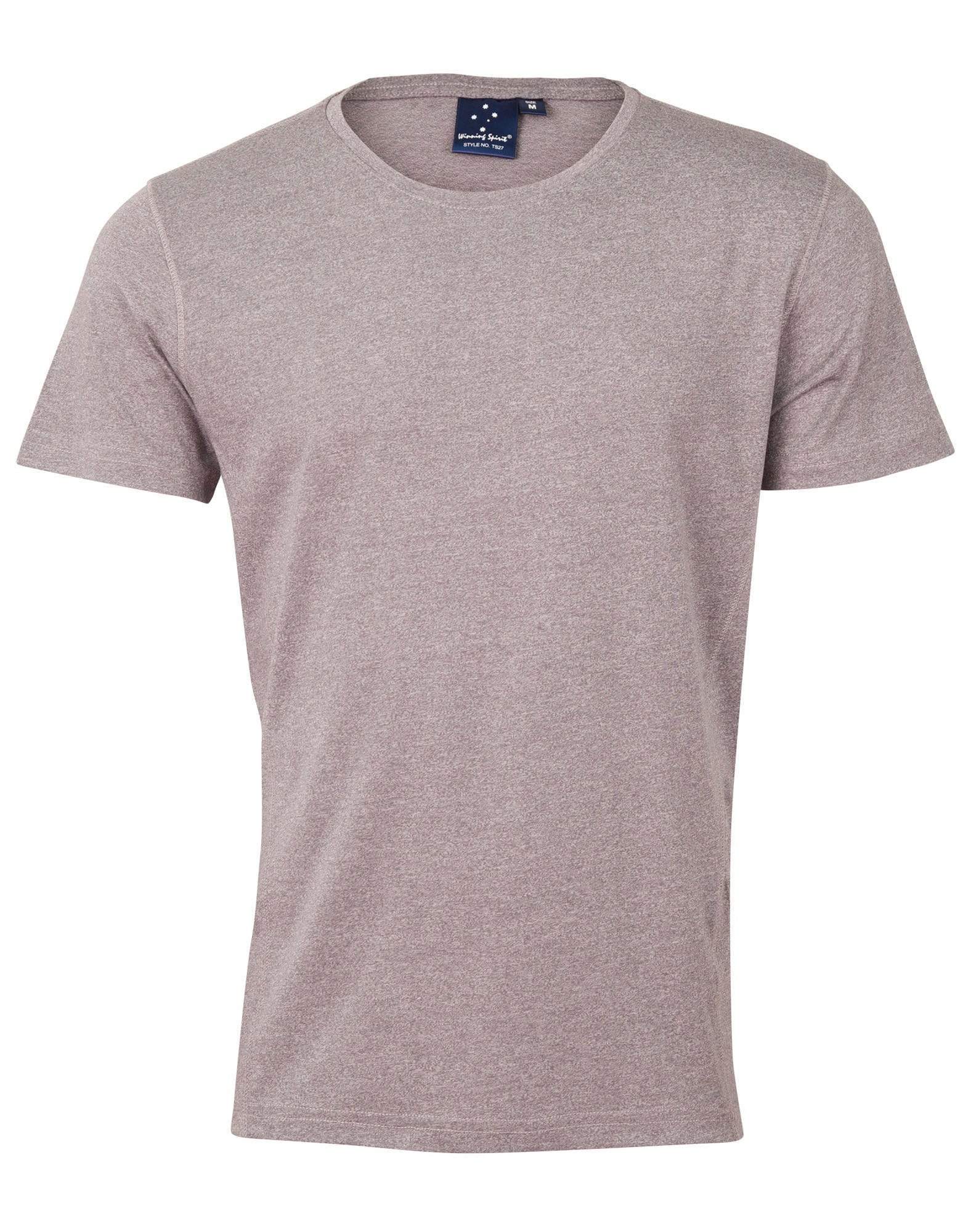 High Performance Heather Tee Men's Ts27 Casual Wear Winning Spirit Grey S 