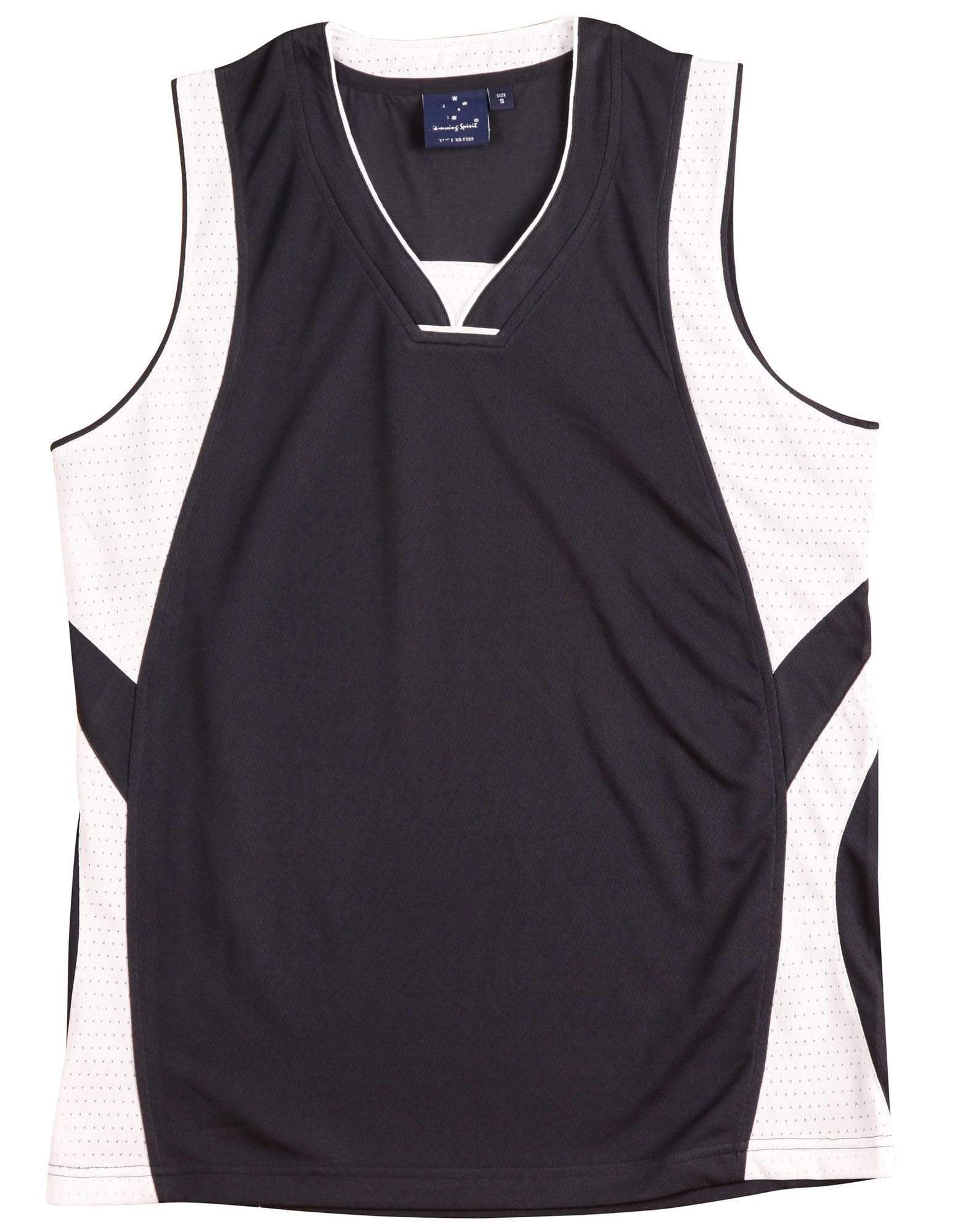 Slamdunk Singlet Kids Ts83k Casual Wear Winning Spirit Navy/White 6K 