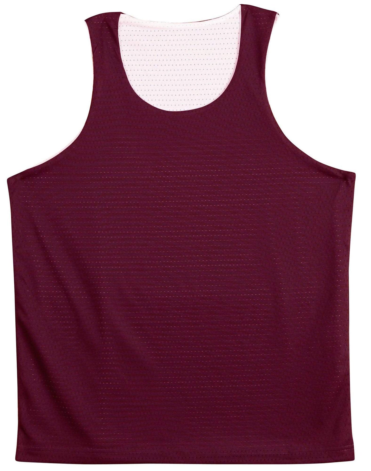 Winning Spirit Airpass Reversible Basketball Singelt Ts81 Casual Wear Winning Spirit Maroon/White S 