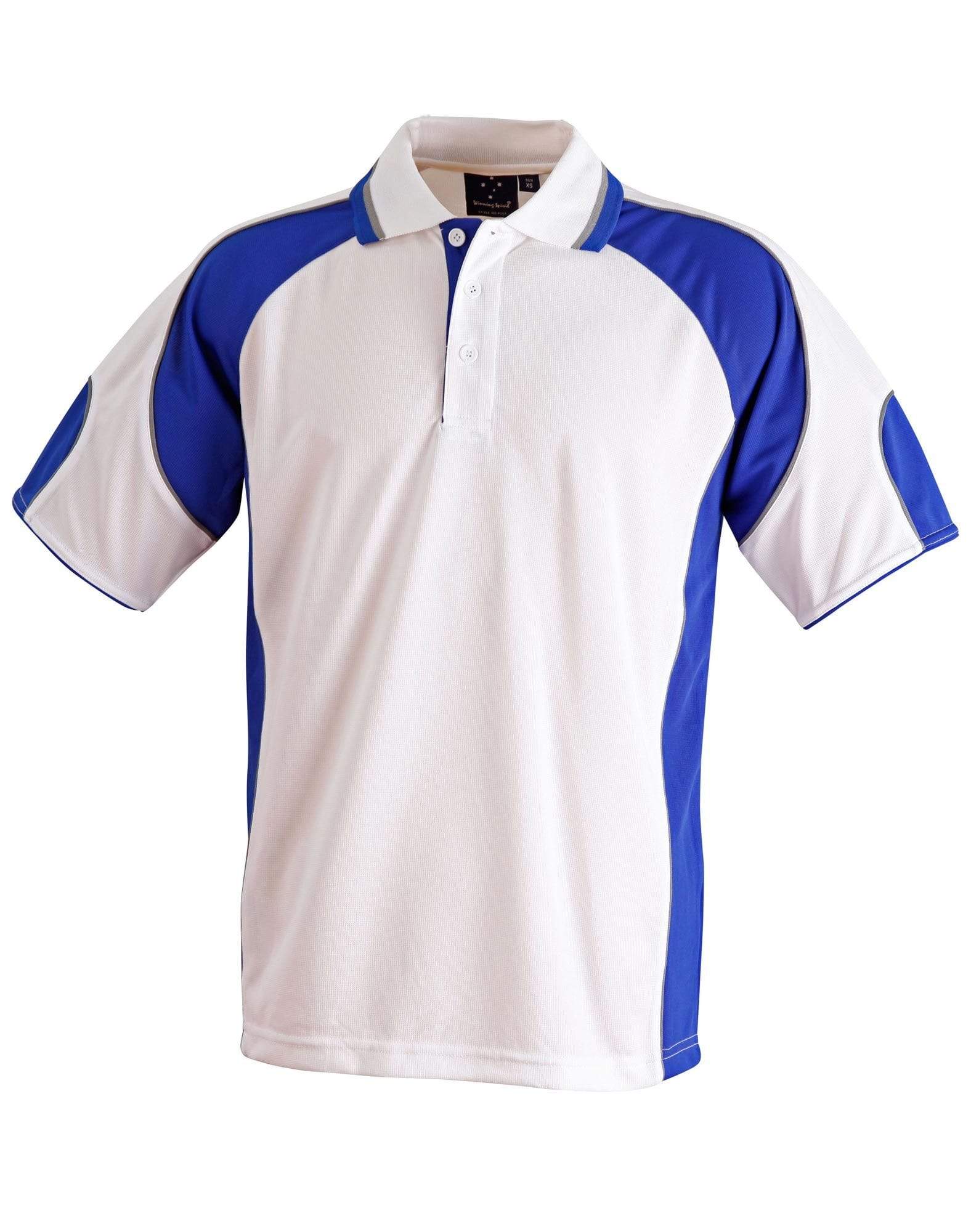 Winning Spirit Alliance Polo Kids Ps61k Casual Wear Winning Spirit White/Royal 6K 