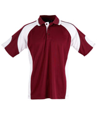 Winning Spirit Alliance Polo Kids Ps61k Casual Wear Winning Spirit Maroon/White 6K 