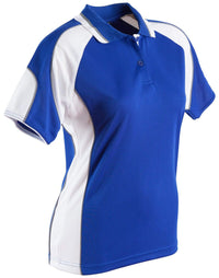 Winning Spirit Alliance Polo Ladies Ps62 Casual Wear Winning Spirit Royal/White 8 