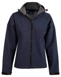 Winning Spirit Aspen Softshell Hood Jacket Ladies' Jk34 Metro Workwear.