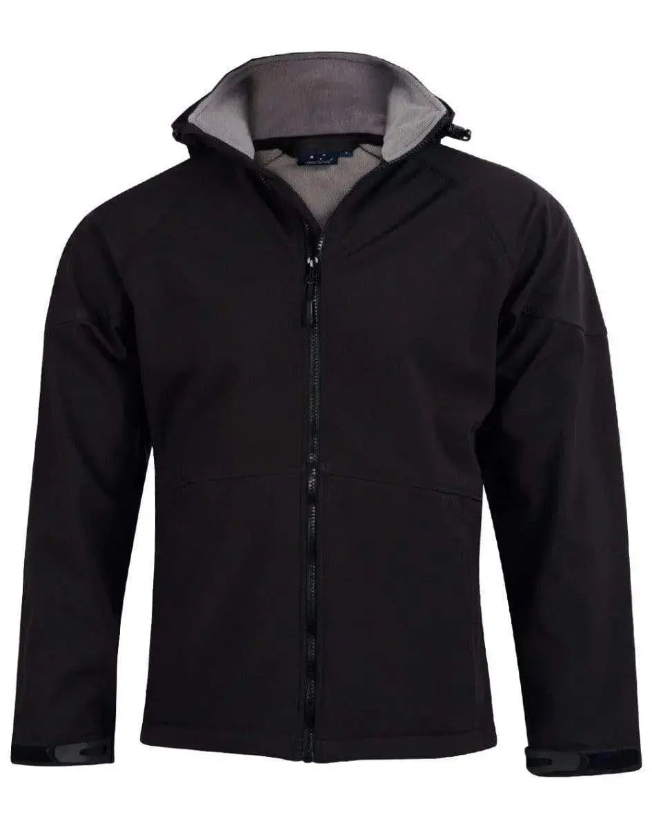 Winning Spirit Aspen Softshell Hood Jacket Men's Jk33 Metro Workwear.