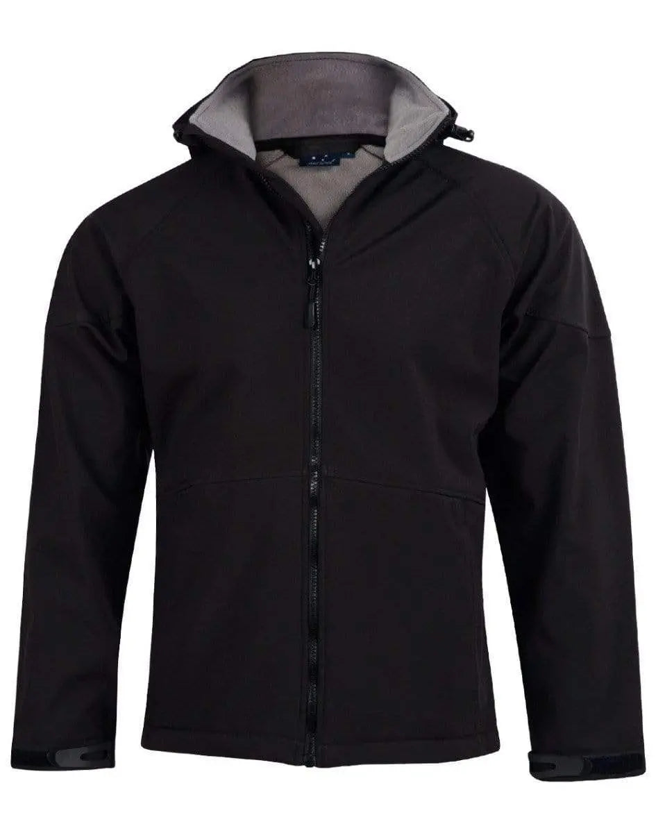 Winning Spirit Aspen Softshell Hood Jacket Men's Jk33 Metro Workwear.