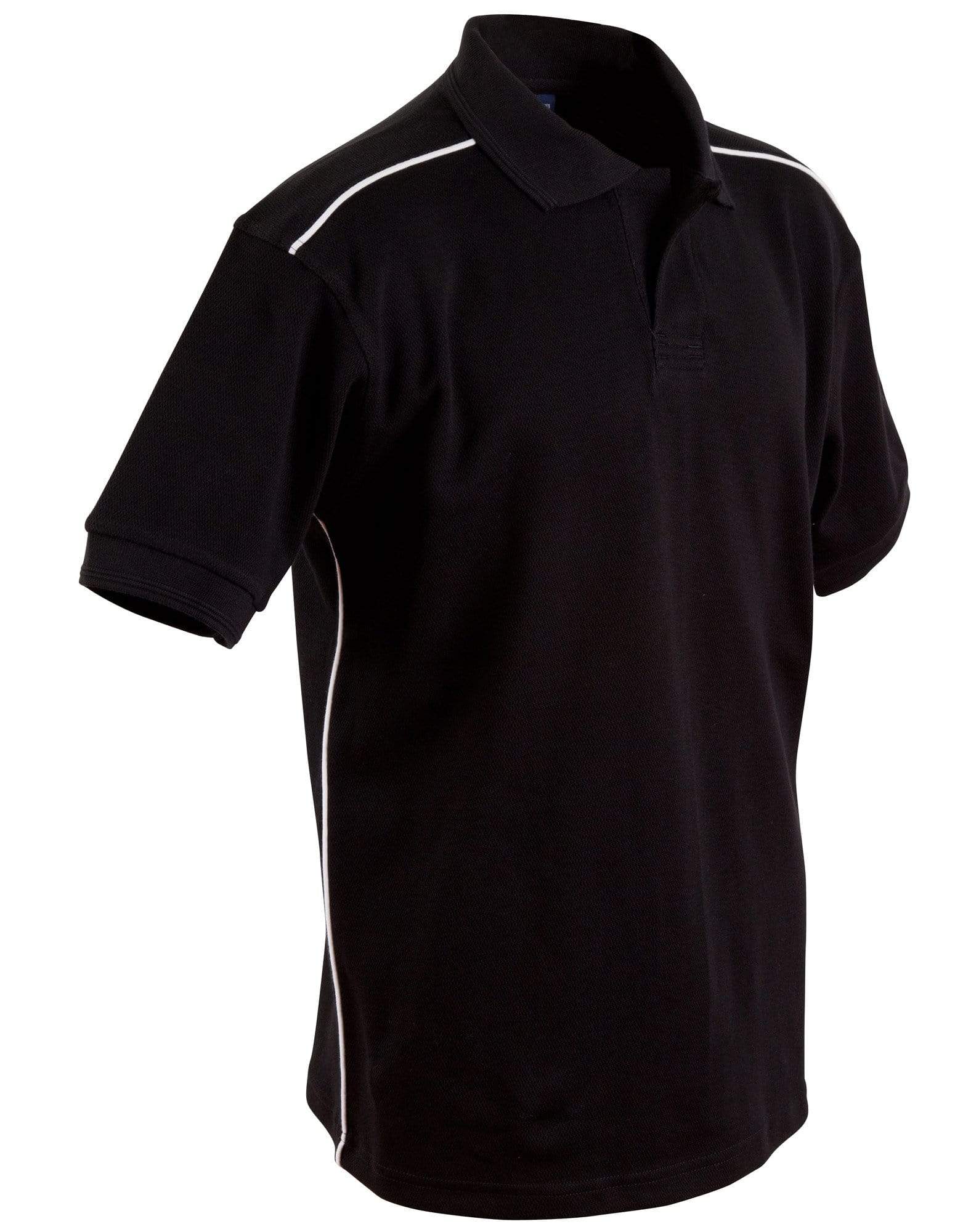 Winning Spirit Cambridge Polo Men's Ps25 Casual Wear Winning Spirit Black/White S 