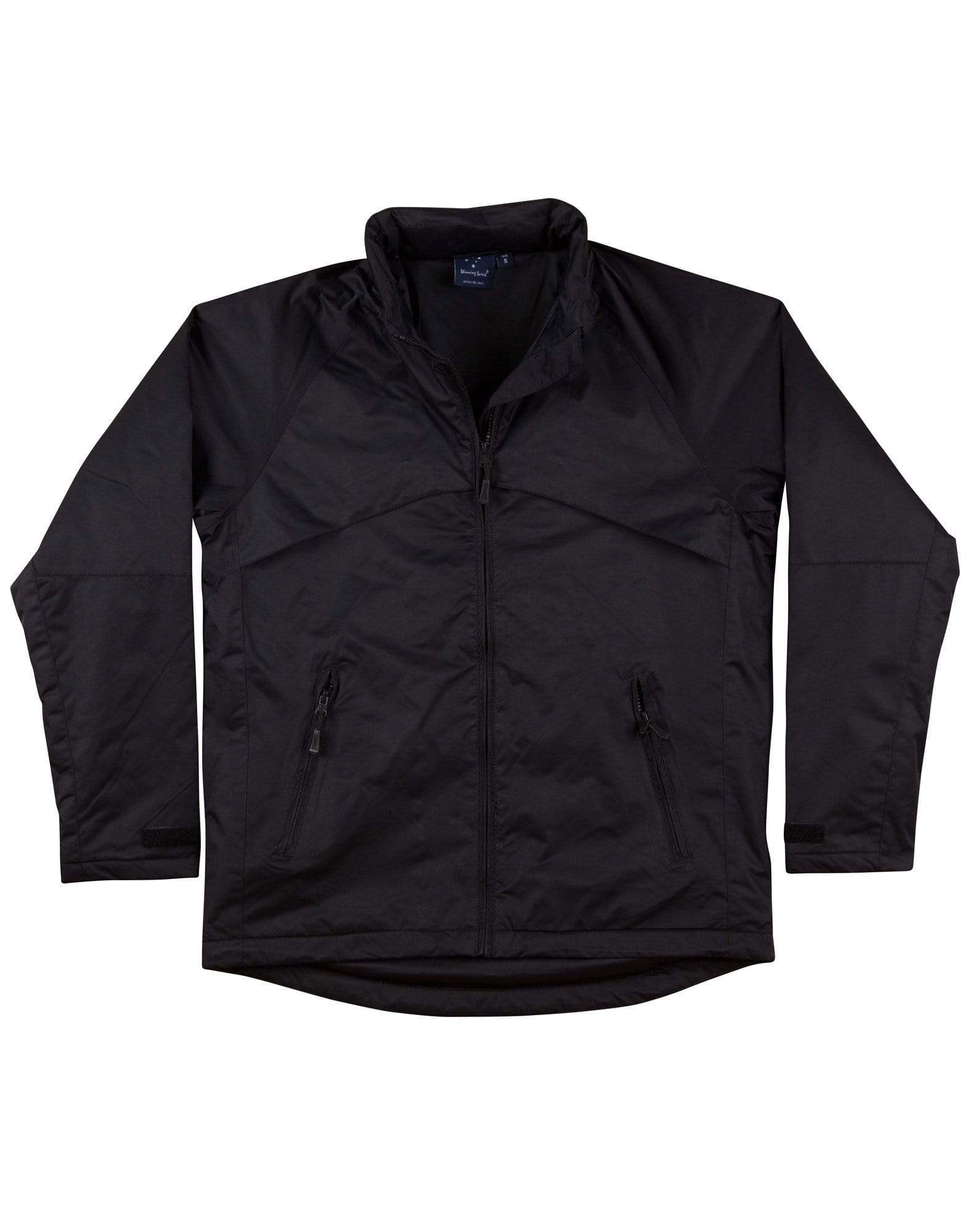 Winning Spirit Chalet Jacket Men's Jk27 Casual Wear Winning Spirit Black S 