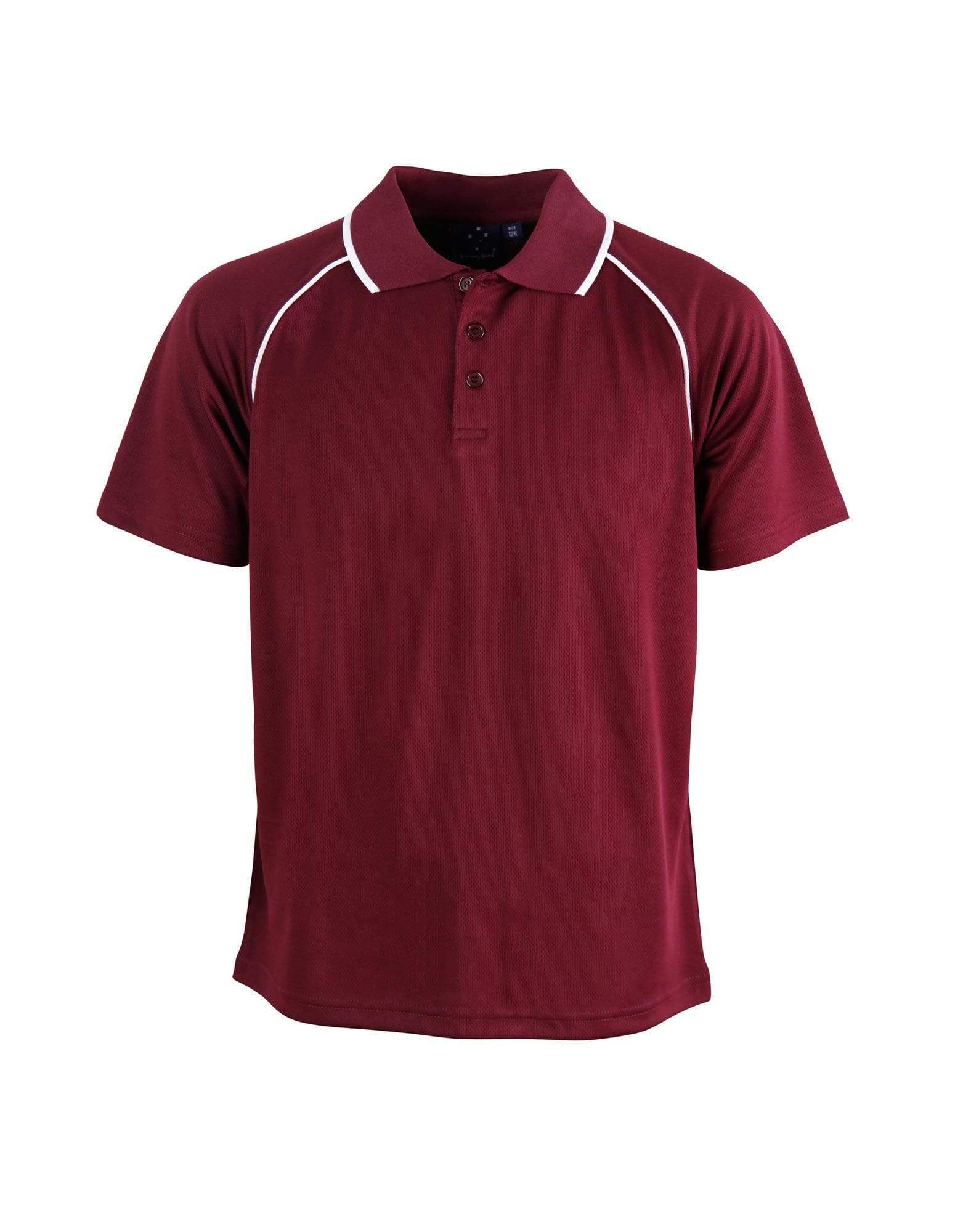 Winning Spirit Champion Polo Kids Ps24 Casual Wear Winning Spirit Maroon/White 4K 