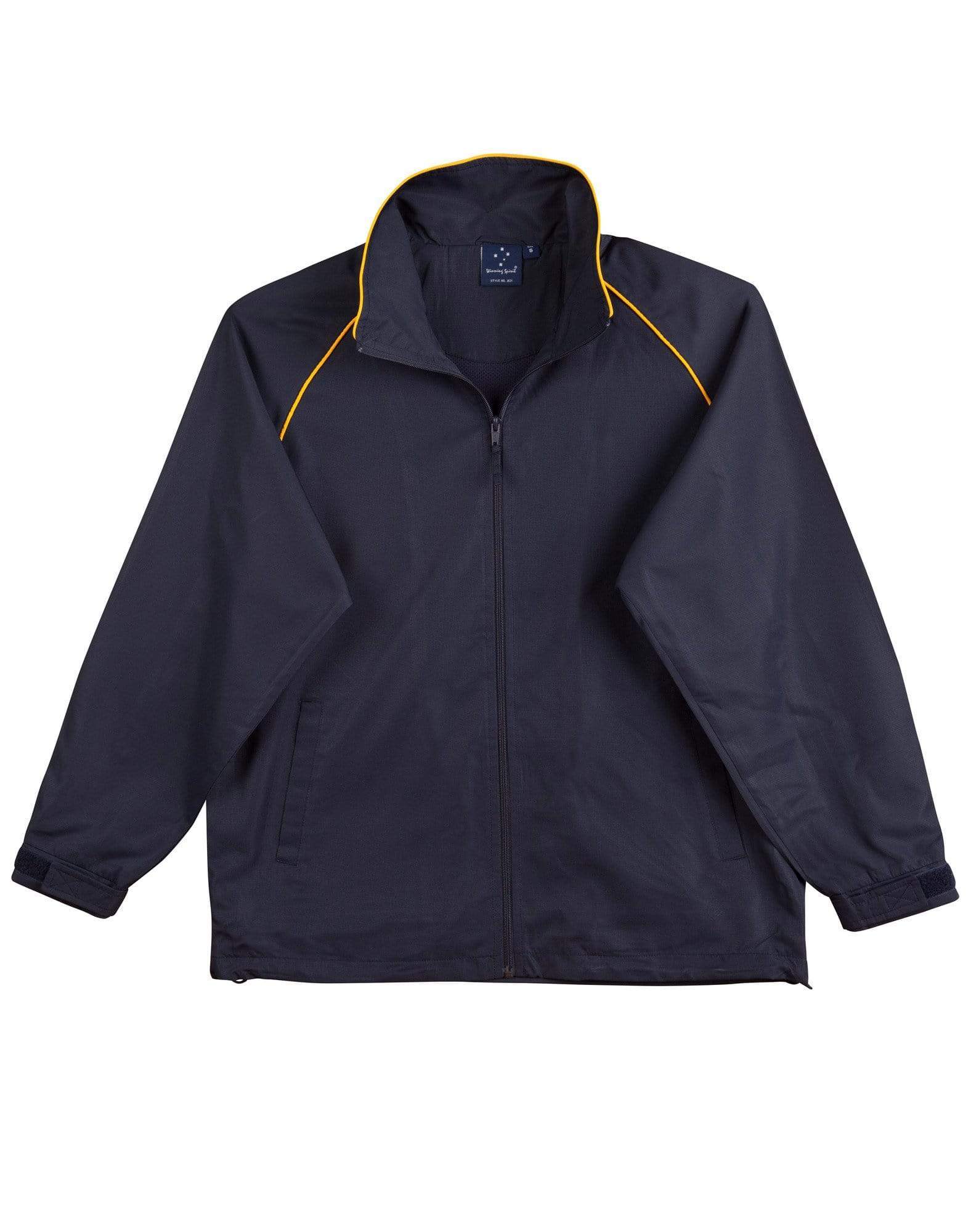 Winning Spirit Champion's Track Top Kids' Jk21k Casual Wear Winning Spirit Navy/Gold 4K 