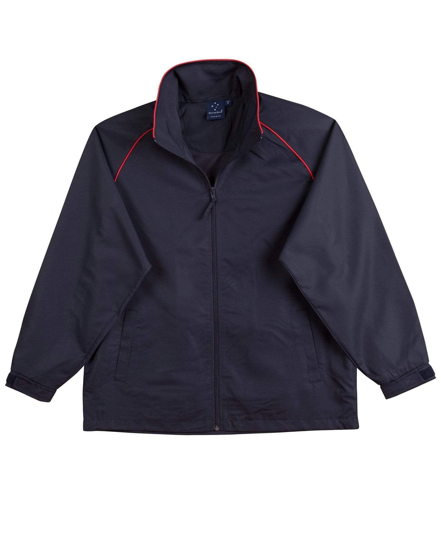 Winning Spirit Champion's Track Top - Unisex Jk21 Casual Wear Winning Spirit Navy/Red S 