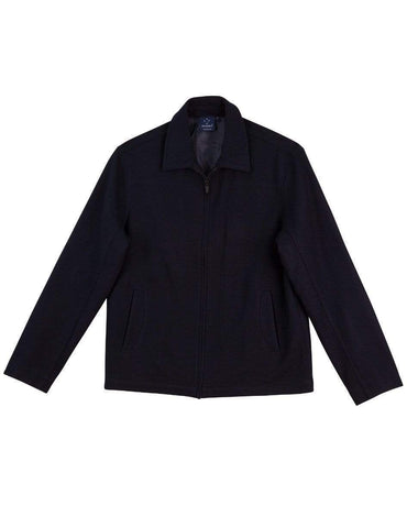 Winning Spirit Flinders Wool Blend Corporate Jacket Men's Jk13 Casual Wear Winning Spirit Navy XS 