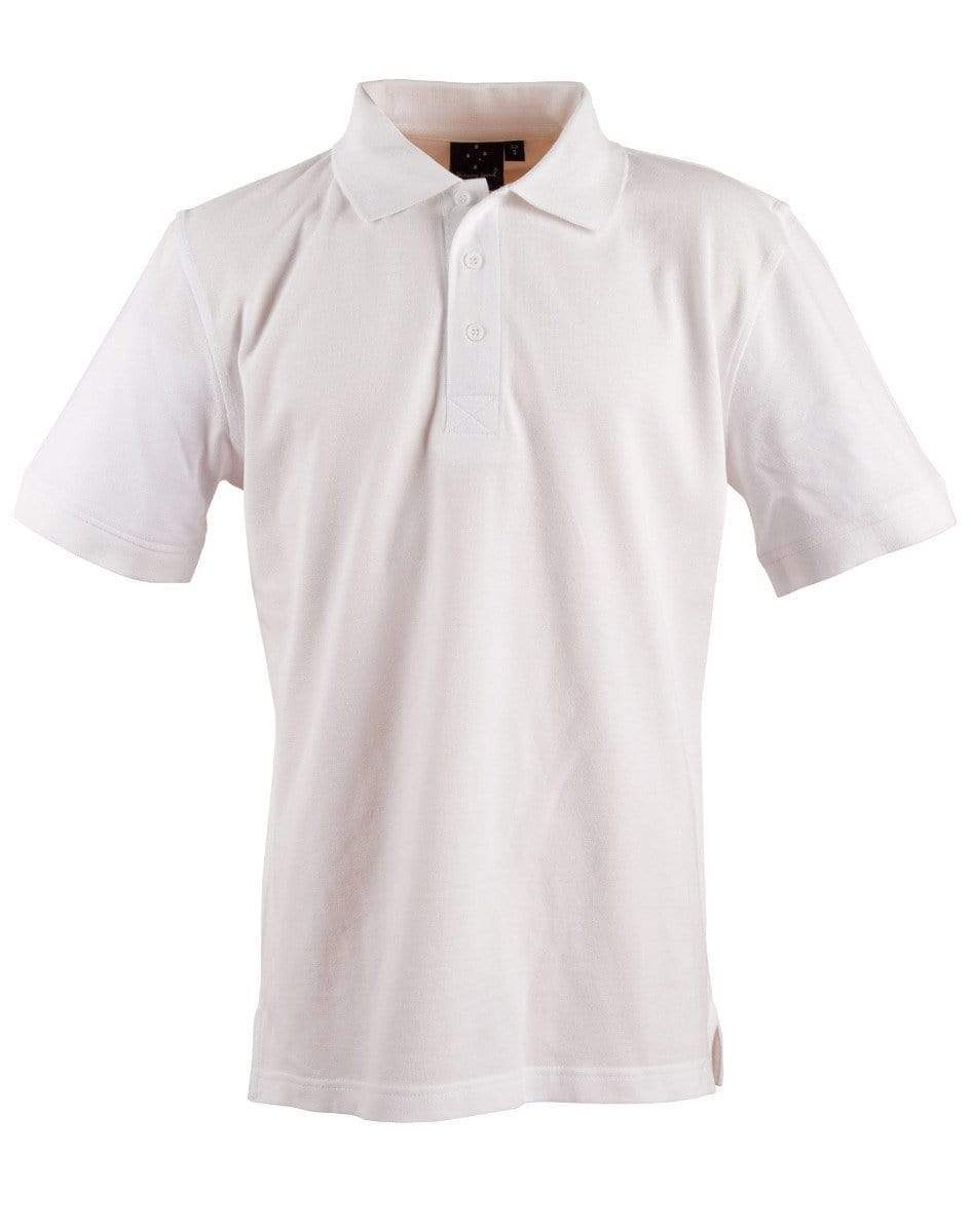 Winning Spirit Longbeach Polo Men's Ps39 Casual Wear Winning Spirit White S 