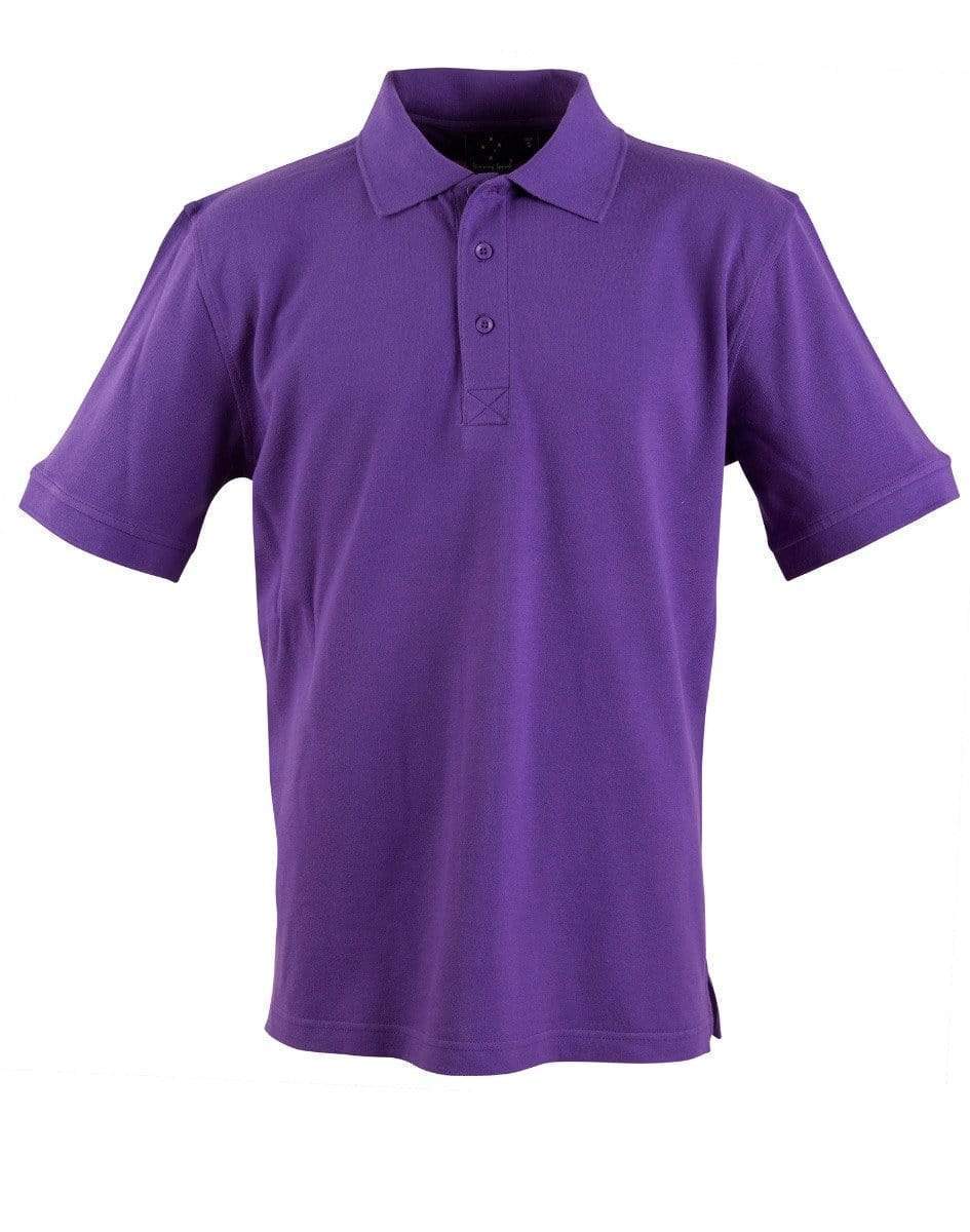 Winning Spirit Longbeach Polo Men's Ps39 Casual Wear Winning Spirit Purple S 