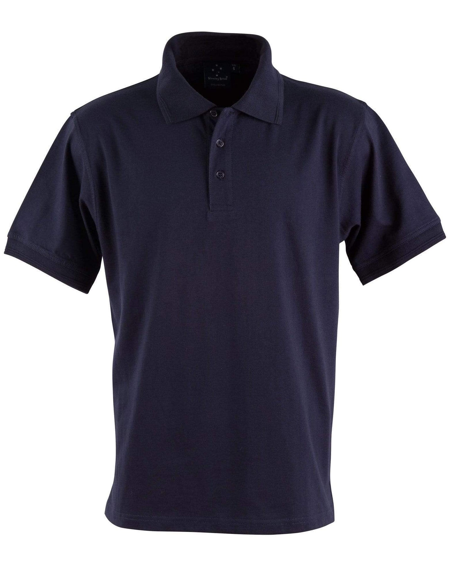 Winning Spirit Macquarie Polo Unisex Ps05 Casual Wear Winning Spirit Navy/Navy XS 