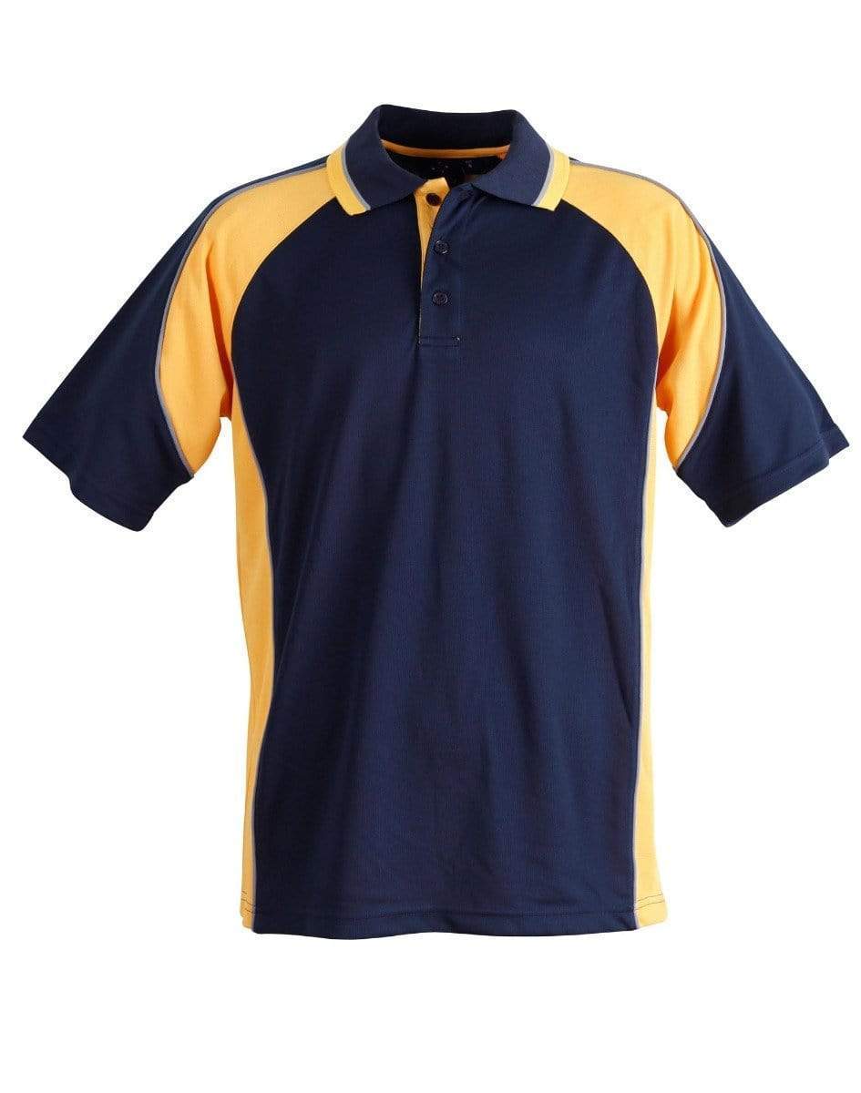 Winning Spirit Mascot Polo Kids Ps49k Casual Wear Winning Spirit Navy/Gold 6K 