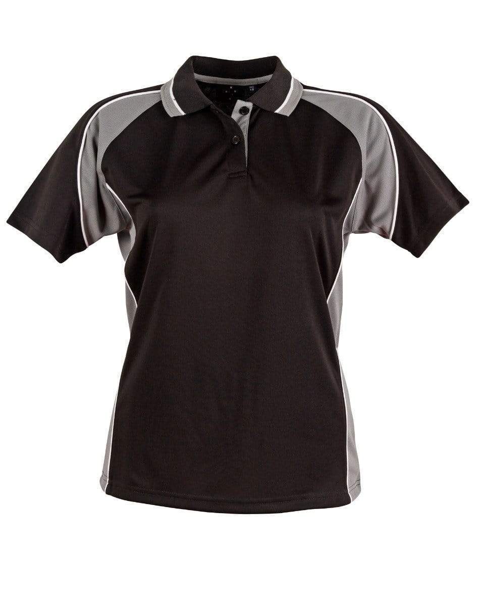 Winning Spirit Mascot Polo Men's Ps49 Casual Wear Winning Spirit Black/Ash XS 