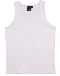 Winning Spirit Men's Trainer's Cotton Singlet Ts18 Metro Workwear.