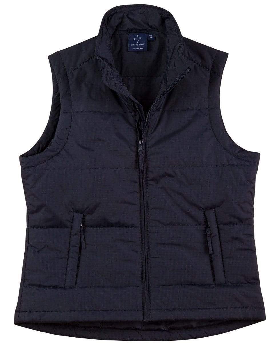 Winning Spirit Padded Vest Ladies' Jk30 Casual Wear Winning Spirit Navy 8 