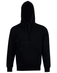 Winning Spirit Passion Fleece Hoodie - Unisex Fl09 Casual Wear Winning Spirit Black/Black XS 